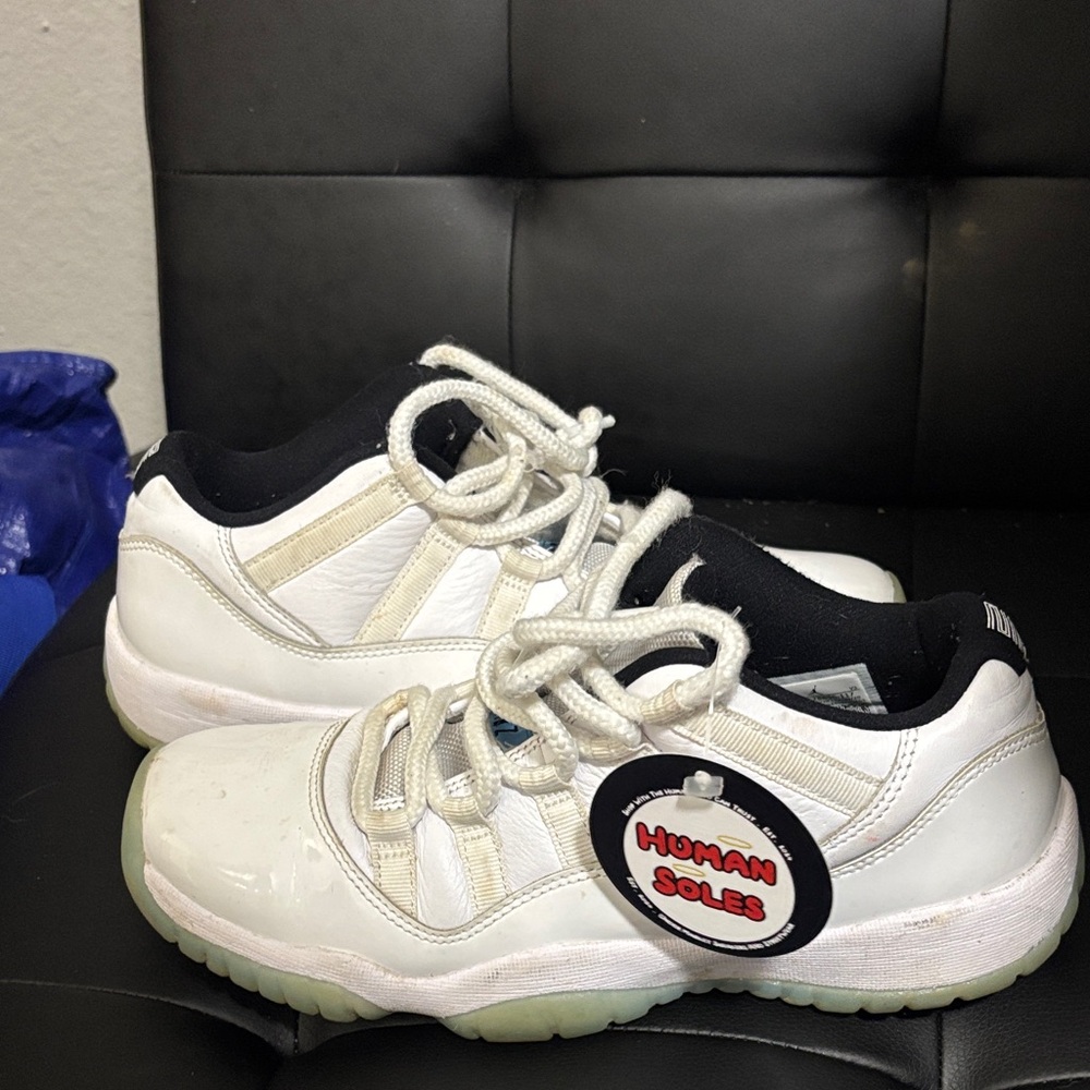 Jordan White and Black Sneakers